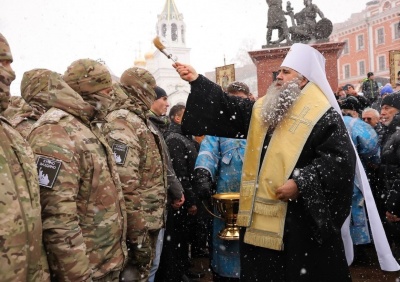 Игорь Комаров передал напутствие добровольцам, отправляющимся в зону СВО