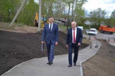 Реализацию национальных проектов в Березовке оценил главный федеральный инспектор по Пермскому краю