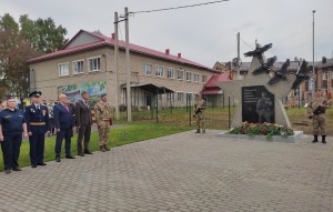 В Березовке открыт обелиск участникам боевых действий и локальных конфликтов