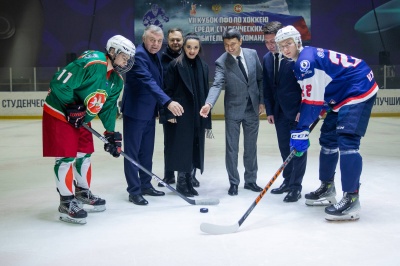 Хоккейная студенческая команда Пермского края участвует в турнире Кубка Приволжского федерального округа