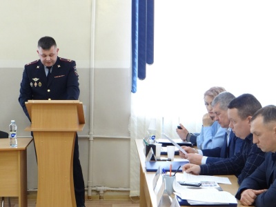 Начальник территориального органа внутренних дел выступил перед депутатами Думы Кудымкарского муниципального округа