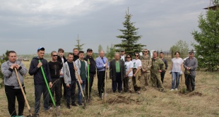 В Кудымкаре прошла акция «Сад Памяти». 