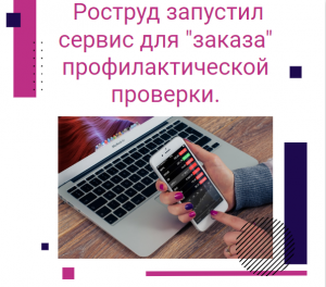 Роструд запустил сервис для "заказа" профилактической проверки.