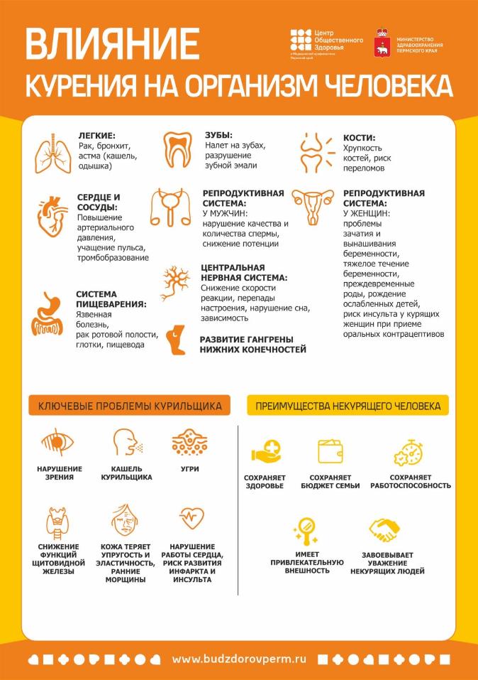 О вреде потребления никотинсодержащей продукции