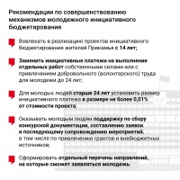 В краевом парламенте предложили смягчить условия инициативного бюджетирования для молодых