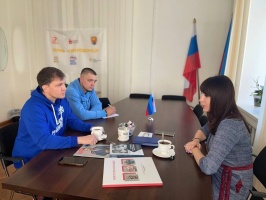 Встреча с председателем Совета городского округа города Северодонецка Яной Сылкиной