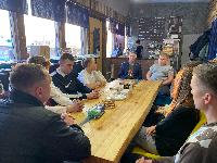 Активная молодежь встретилась с участником специальной военной операции