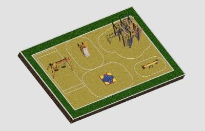 Устройство общедоступной уличной детской игровой площадки в д. Кожина