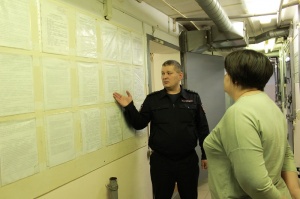 Представитель Общественного совета при Межмуниципальном отделе МВД России «Кудымкарский» проверила изолятор временного содержания 