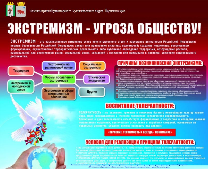 Экстремизм - угроза обществу!