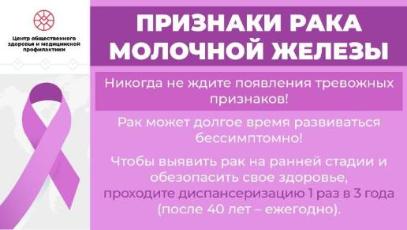 Неделя борьбы с раком молочной железы
