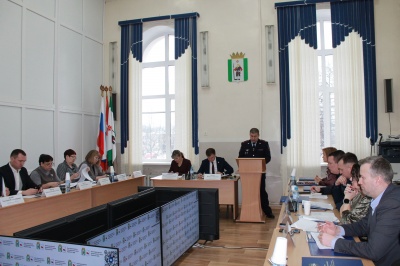  Временно исполняющий обязанности начальника территориального отдела полиции выступил перед депутатами Думы Кудымкарского муниципального округа